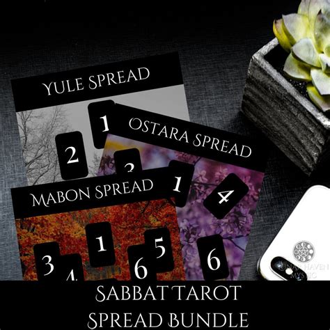 Sabbat Tarot Spread Bundle Paganism Witchcraft Tarot Tarot Etsy