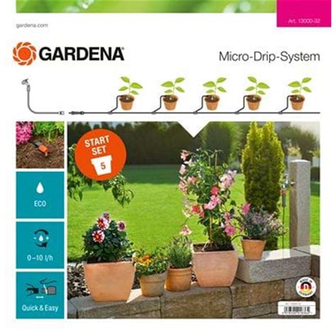 Gardena Micro Drip System Starter Kit Mikrodrypp Systemsett På Lager