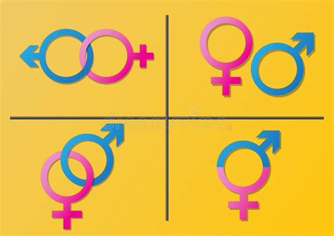 Male Female Gender Symbols Mars Venus Stock Illustrations 845 Male