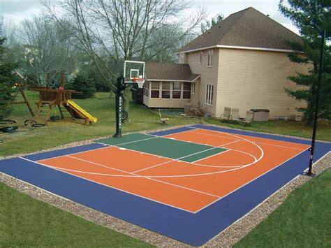 Backyard sports court dimensions — cool infographics. Backyard Courts Gallery | Sport Court