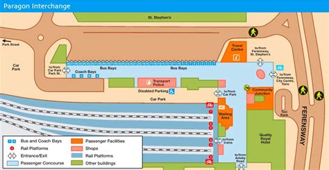 Hull Paragon Interchange Map