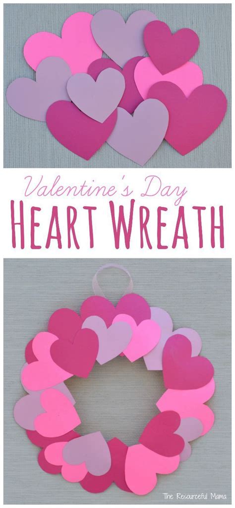 Paper Plate Valentine S Day Heart Wreath Craft Artofit
