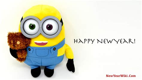 Animated Happy New Year Minions