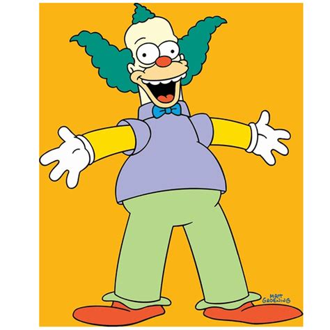 What Does Krusty The Clown Look Like Without Makeup