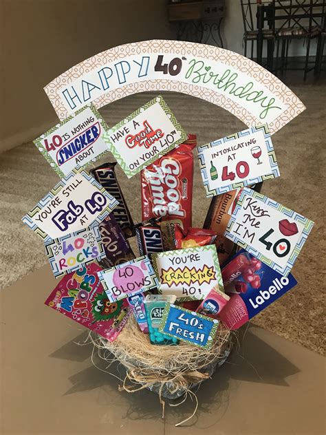 Chocolate Bouquet Special Friend 40th Birthday Best 40th
