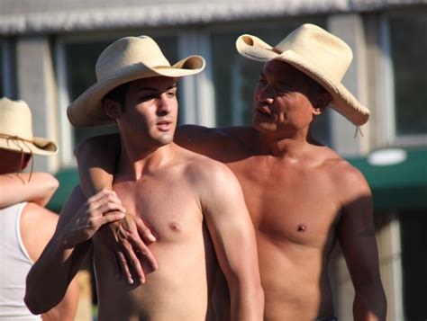 Naked Gay Cowboys Cumception