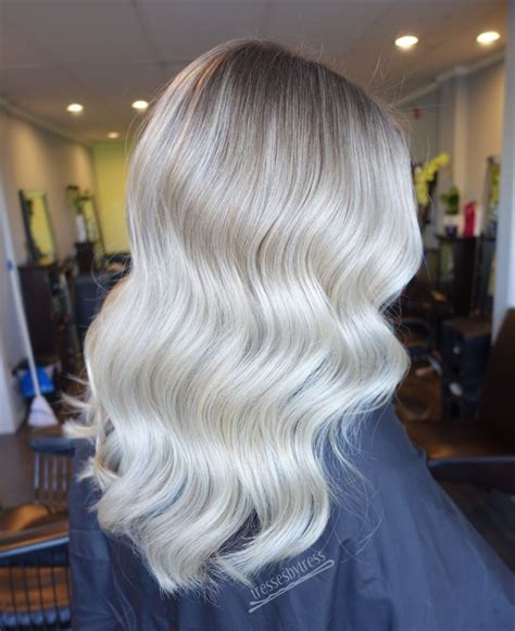 Ombre Hair Platinum Blonde Balayage Rehare