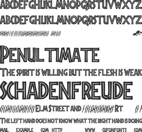 Looking for jurassic park fonts? Jurassic Park Font : Download Free for Desktop & Webfont