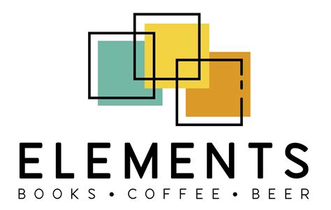 Elements Books Coffee Beer Logo