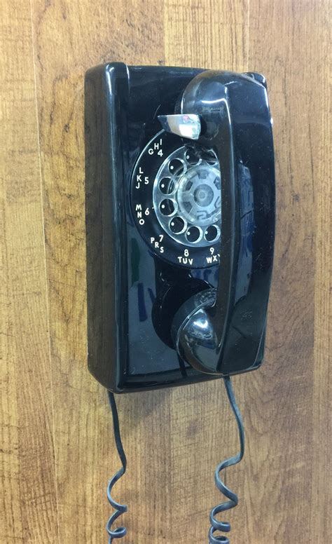 Vintage Landline Phone Vintage Rotary Wall Phone Western Electric