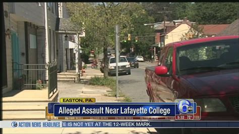 Alleged Sex Assault Near Lafayette College 6abc Philadelphia
