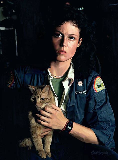 Fan Art Ripley And Jonesy Sci Fi Horror Horror Movies Alien Ripley