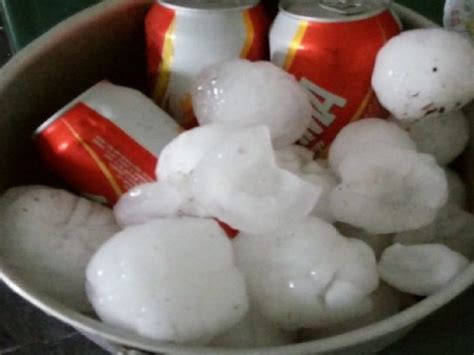 Severe Hailstorm Hits Formosa Argentina 8 Centimeters Hailstones