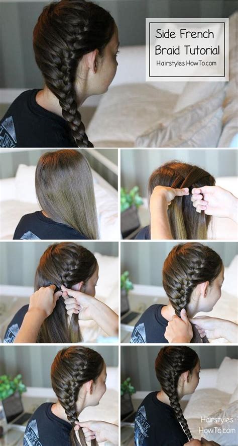 Side French Braid Tutorial Hairstyles How To
