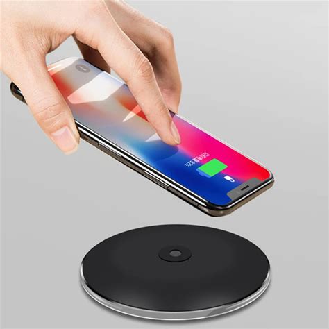 Wireless Charging Dock Ultra Thin Mobile Phone Charger Universal For