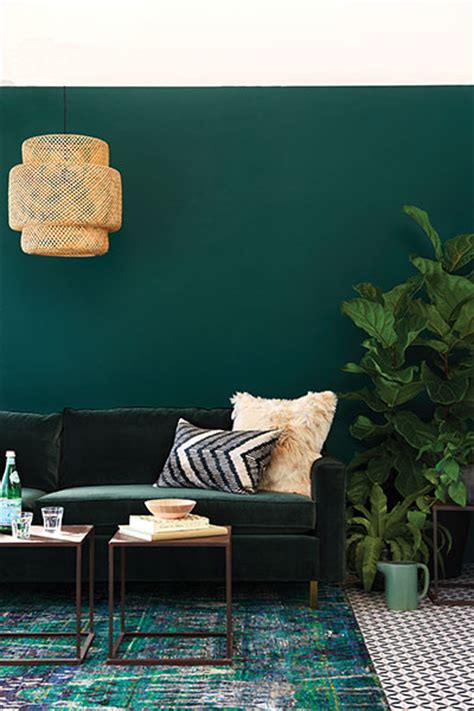 An emerald green color palette is a stunning choice! Introducing the biggest home decor trends of 2016 - Chatelaine