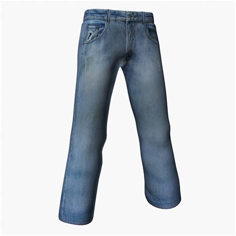 Jeans 3d Model 19 3ds Obj Max Lwo Free3d