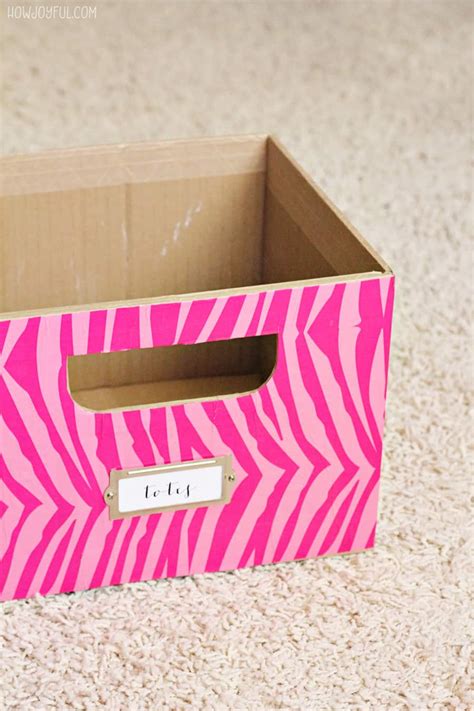 Cardboard Storage Boxes How To Make Recycled Custom Boxes