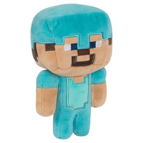Buy Jinx Jinx Minecraft Happy Explorer Diamond Steve Plush Stuffed Toy