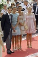 Estefanía de Mónaco y sus tres hijos en la boda de Alberto y Charlene ...