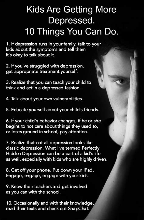 Kids Are Getting More Depressed 10 Things You Can Do