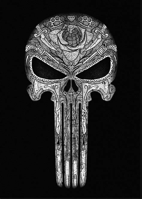 Punisher Skull Tattoo Tatto Skull Punisher Logo Punisher Marvel