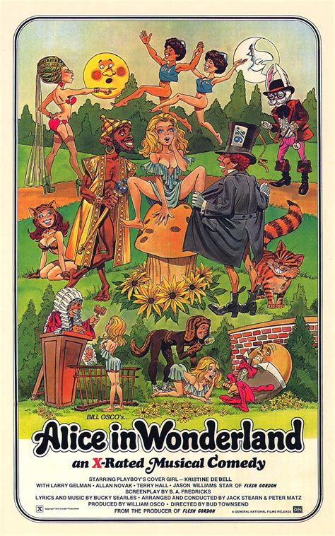Paco Camino Vintage Porn Poster Alice In Wonderland 1976