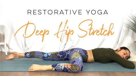 Restorative Bed Yoga Deep Hip Stretch Days Of Yoga Youtube
