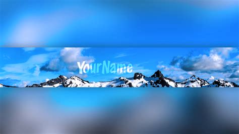 Free Winter Youtube Banner Pack Template 5ergiveaways