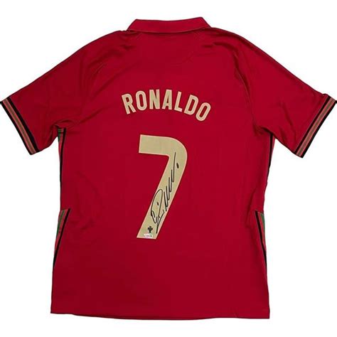 Cristiano Ronaldo Signed Team Portugal Jersey Fanatics Coa
