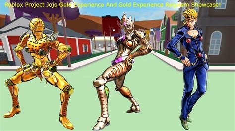 Roblox Project Jojo Gold Experience Gold Experience Requiem Showcase YouTube