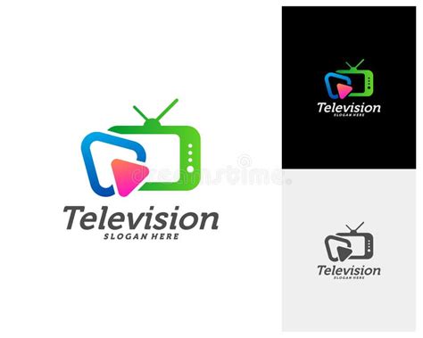 Media Tv Creative Logo Concepts Play Television Logo Design Abstract