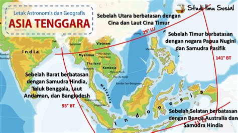 Letak Geografis Wilayah Asia Tenggara