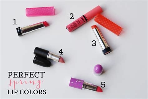 Perfect Spring Lip Colors