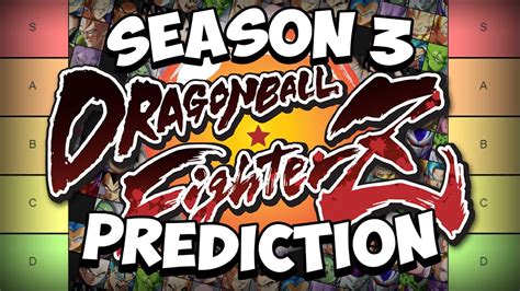 It perfectly encapsulates the franchise through its flashy below is a tier list that will give you a good grasp of who the best fighters in dragon ball fighterz are. CLOUD805'S DRAGON BALL FIGHTERZ SEASON 3 PREDICTION TIER ...