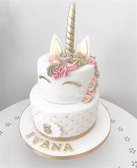 Miss Cupcakes Blog Archive 2 Tiered Unicorn Themed