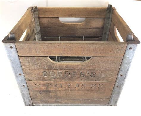 Trust williams insulation for all your building installation needs in and around dallas. Borden's Dairy Wooden and Metal Crate | Dallas, Tx (With ...