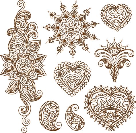 Printable Henna Stencils Customize And Print