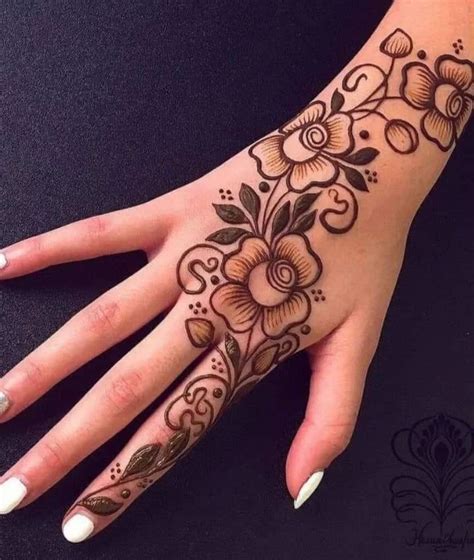 Stylish Arabic Back Hand Bridal Mehndi Designs 2022 In 2023 Mehndi