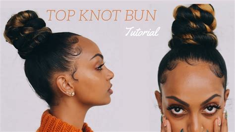 Top Knot Bun Tutorial 😍 Youtube