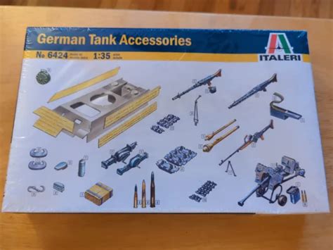 Italeri German Tank Accessories 135 Scale Military Model Kit 424