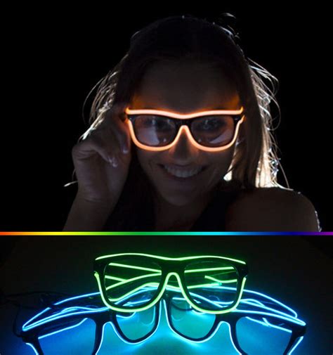 3 Modes Quick Flashing El Led Glasses Luminous Party Lighting Colorful Glowing Classic Toys For