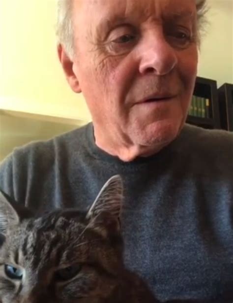 Anthony Hopkins Serenades His Beloved Cat During Self Isolation Metro