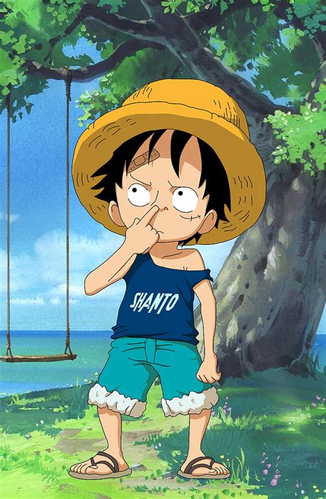 Kid Luffy By Shanto Animation Anime Luffy One Piece Hd Phone
