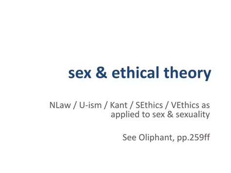 Ppt Sex And Ethical Theory Powerpoint Presentation Free Download Id