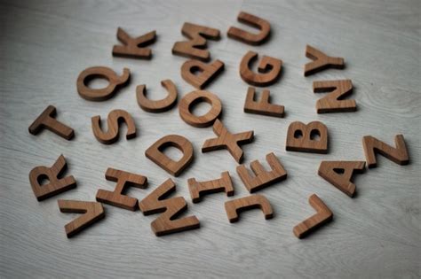 Wooden Numbers And Letters With Magnets Letters Height Etsy Wooden