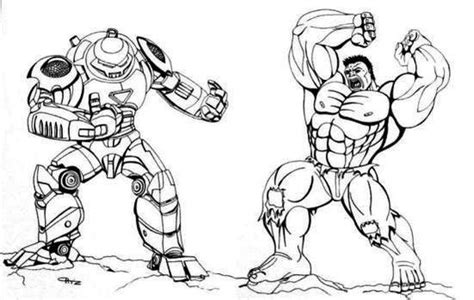 Coloring pages top divine spiderman coloring books free hulk to. Hulk Buster Vs Hulk By Coloring Page Printable