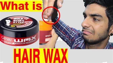 What Is A Hair Styling Wax All About Hair Wax Mens Hair Products