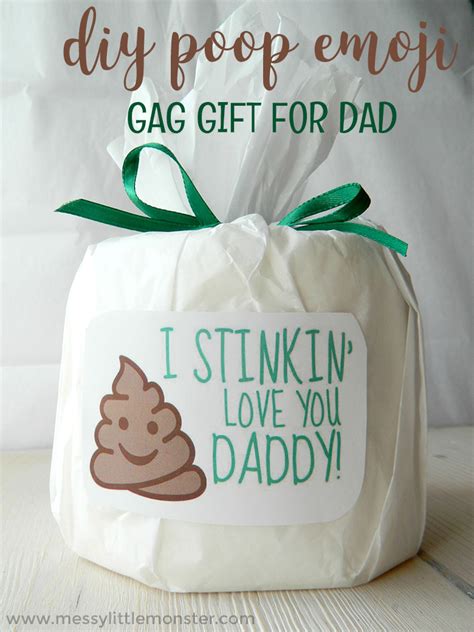 Dad's special day is right around the corner, so check out these father's day gift ideas and start making one or two for the best dad in the world now! Funny Father's Day Gifts - DIY Poop Emoji Gag Gift for Dad ...