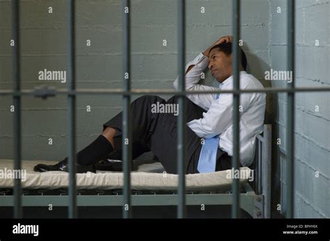 Man In Prison Cell High Resolution Stock Photography And Images Alamy